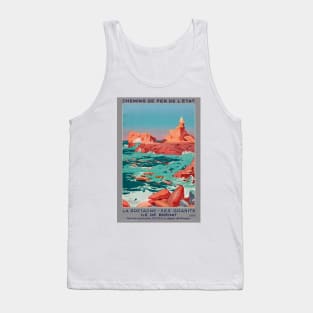 Ile de Brehat France Vintage Poster 1930 Tank Top